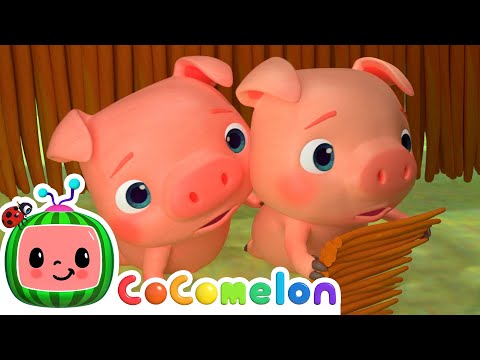 Three Little Pigs! | CoComelon Animal Time | Animals for Kids