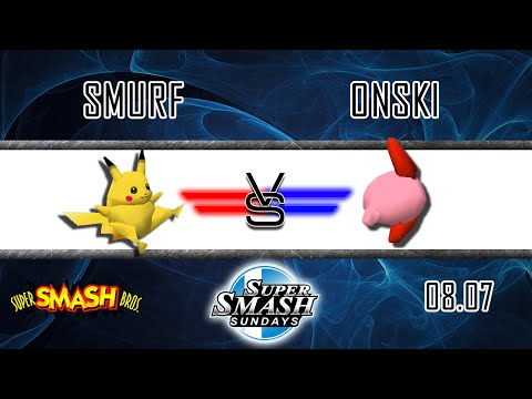 SSS64 #1 - WR1 - Smurf v Onski SSB64