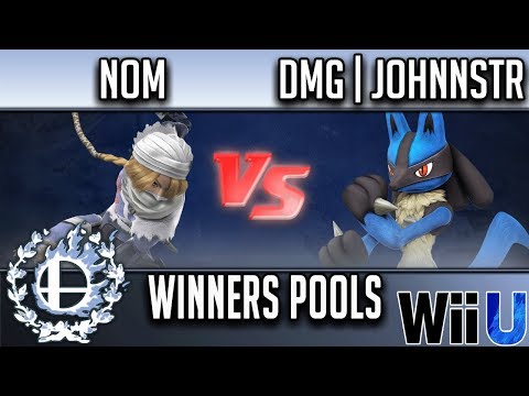 Showdown Battle Royale 2 WINNERS POOLS - Nom (Sheik) vs DMG | JohnnstR (Lucario)