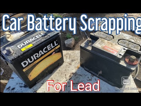 Scrapping aCar Battery for Lead #asmr #melting #satisfying #trashtotreasure #scrapping #battery