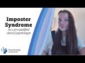Imposter Syndrome