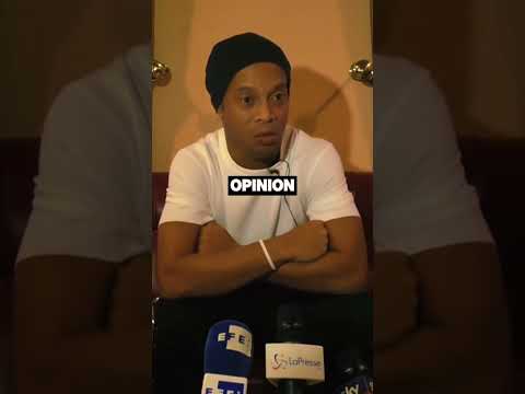 Ronaldinho picks his best five footballers of all time and Cristiano wasn't included #football