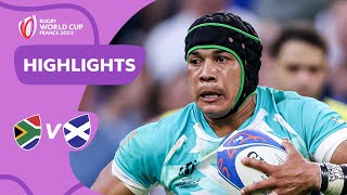 Springboks SUBLIME against Scots | South Africa v Scotland | Rugby World Cup 2023 Match Highlights