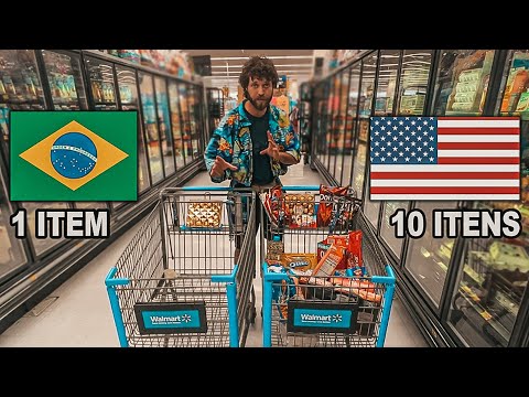 O Que Dá Pra Comprar Com 1 Hora\Dia\Semana De Trabalho | EUA X BRASIL