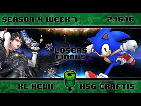 S4@GU 2-16 (Loser's Finals): HSG Craftis (Sonic) vs XL-XCVii (Bayonetta)