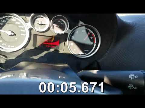 Alfa Romeo Mito 1.4 tb 120cv 0-100 con kit Td04 su strada privata