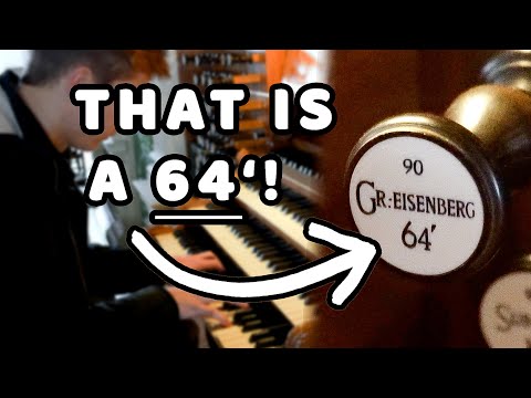 TOCCATA on "Wer nur den lieben Gott lässt walten" played with a 64' Stop on Pipe Organ - PAUL FEY