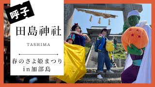 【コスプレ✖️田島神社】春のさよ姫まつりinかべしま｜受け継がれる地域の想い サトシ、白雪姫、ピッコロがイベントに緊急参戦！！