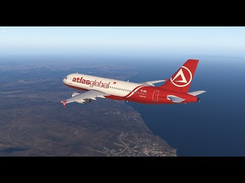 X-Plane 11 - Flightfactor A320 Landing into LTBA - Atlasglobal