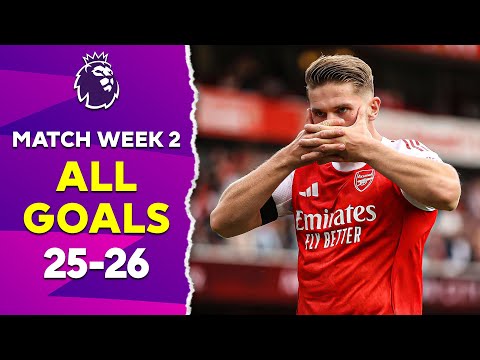 EPL 25/26: Matchweek 2 – All Goals