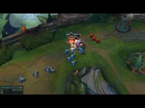 Tryndamere 1v2 vs Lee Sin Gank