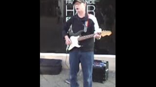 preview picture of video 'Markus Jay. Version of Hurt. Busking in Coleraine.'