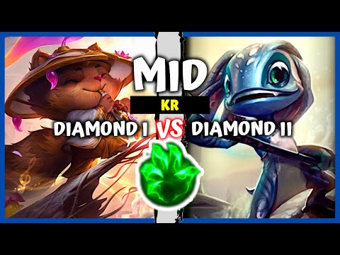 Korean Diamond Teemo Mid vs Fizz One Trick - KR Rank S11