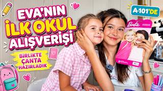 A101’DE OKUL ALIŞVERİŞİ! 🎒 Eva’nın İlk Okul Alışverişi 😍