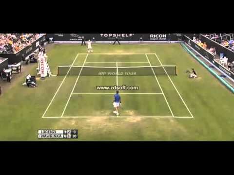 Wawrinka vs Lorenzi 2R Hertogenbosch 2013