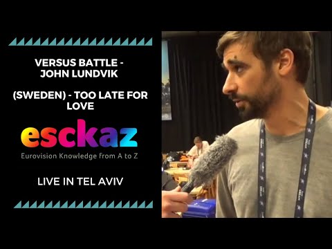 ESCKAZ in Tel Aviv: Versus battle - John Lundvik (Sweden) - Too Late For Love