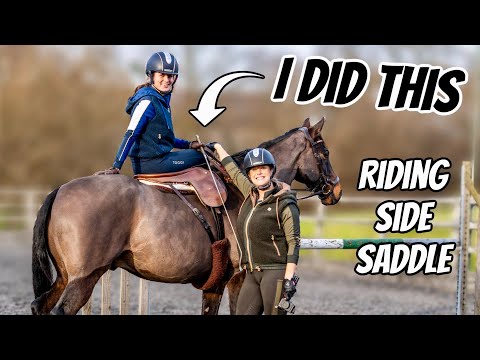 RIDING SIDE SADDLE FOR THE FIRST TIME