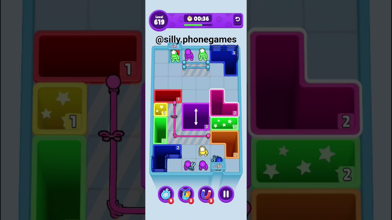 Drop Away Level 619 Walkthrough Solution