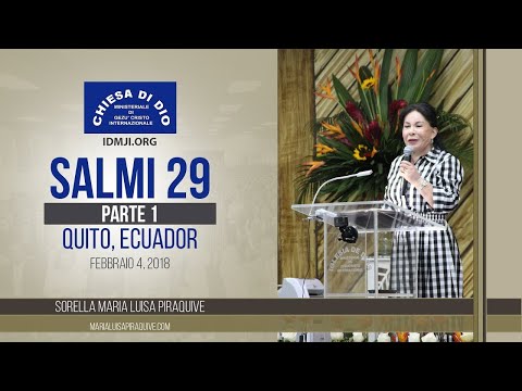 477 - Studio Biblico - Salmo 29 - Quito, Ecuador, 4 febbraio 2018