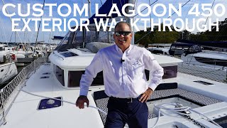 Customized Lagoon 450 "R.A.Y" Owner Walkthrough | Part 2 Exterior | Catamaran For Sale