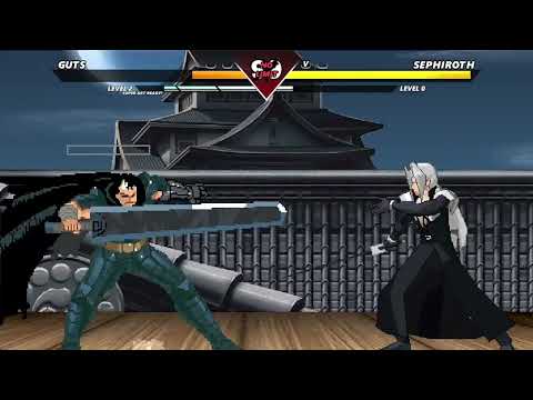 GUTS (BERSERK) VS SEPHIROTH (FINAL FANTASY) | INSANELY EPIC M.U.G.E.N BATTLE