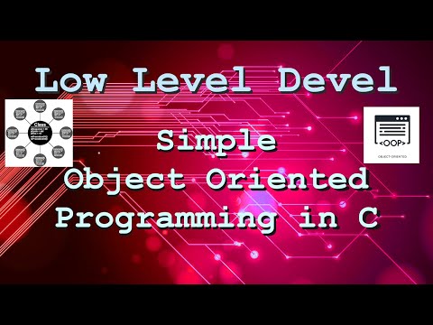 Simple Object Oriented Programming (OOP) in C