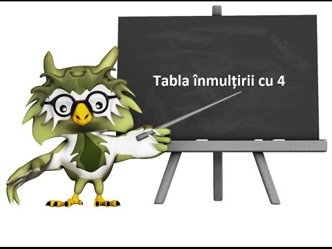 Tabla înmulțirii cu 4 [Video]