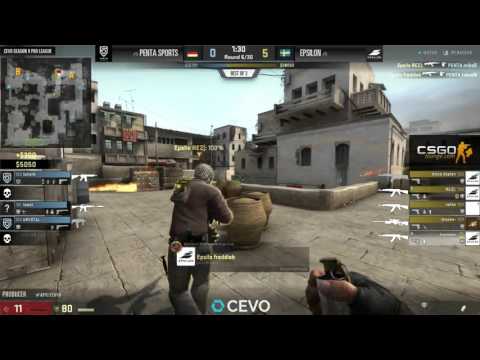 Epsilon vs PENTA Sports Game 1 (CEVO-P CS:GO Season 9) - Helium & Launders