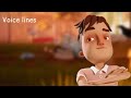 Aaron Peterson All Voice Lines