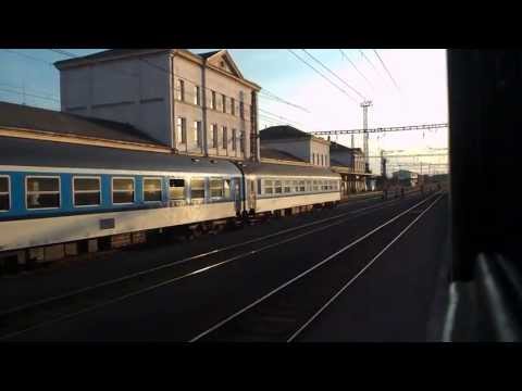 Příjezd vlakem Sp 1698 - Chomutov, 29. 8. 2013