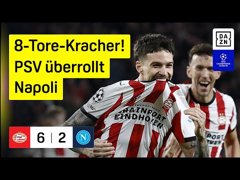 PSV Eindhoven - SSC Neapel | UEFA Champions League | DAZN Highlights