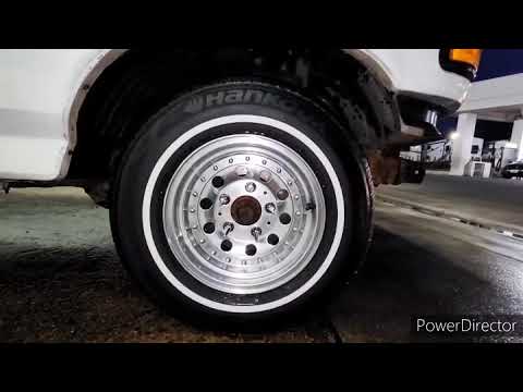 1993 F150 Aluminum Alloy wheels on White Walls