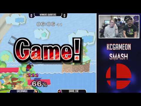 KCGameOn SSBM - Greenwalk (Fox) Vs. David Cue (Falco) Winners Quarters