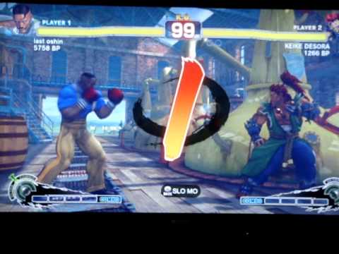 KEIKE DESORA [Akuma] vs last oshin [Dudley] SUPER STREET FIGHTER 4 - Japanese Player Online Matches