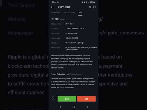 New Coin (Crypto) Ripple (XRP) has been listed On BitMart