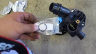 AUDI B6 A4 1.8T ECS TUNING THERMOSTAT KIT INSTALL