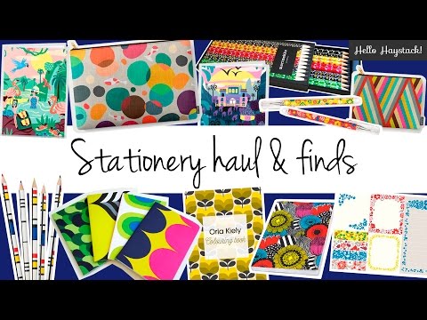 Stationery haul & finds; Marimekko, Orla Kiely, Mondrian & more