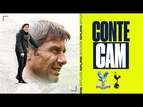 Antonio Conte's BRILLIANT touchline reactions | CONTE CAM | Crystal Palace 0-4 Spurs