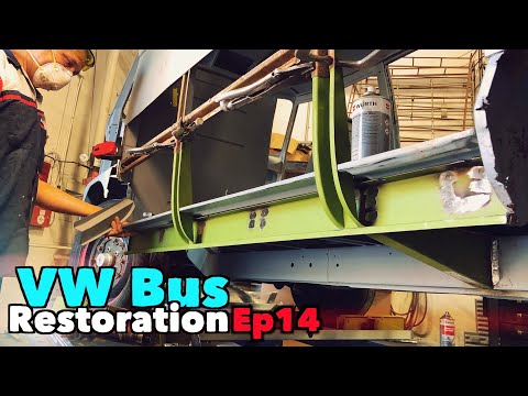 VW Bus Restoration - Episode 14 - Serious Surgery! | MicBergsma