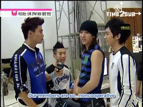 [TIME2SUB] 081210 Wide News - 2PM EXR Model Shoot (eng subs)
