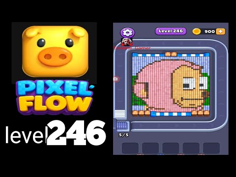 Pixel Flow Level 246 Walkthrough