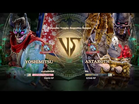 [#SCVI] eyelashwish (Yoshimitsu) vs. 0fn (Astaroth) [Ranked Match]