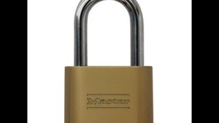 How to lock pick a 4-digit master lock