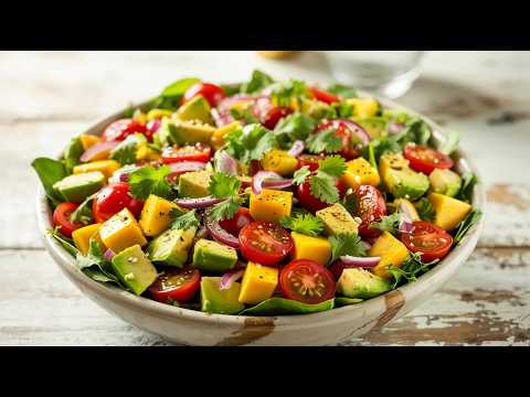 🥑✨ "2 Ensaladas con Aguacate ¡Deliciosas, Saludables y Súper Fáciles!"🥙