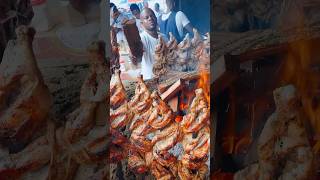 Vertical Street BBQ in Africa!! #streetfood