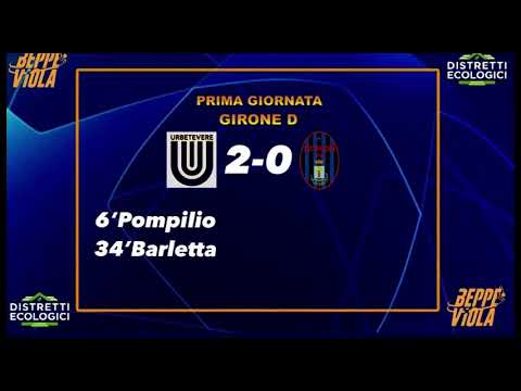 XXXIX Torneo Beppe Viola, 1° giornata girone D: Urbetevere-Civitavecchia 2-0
