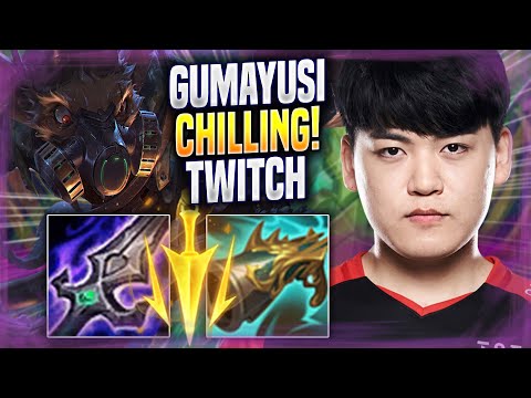 GUMAYUSI CHILLING WITH TWITCH! - T1 Gumayusi Plays Twitch ADC vs Ezreal! | Season 2022