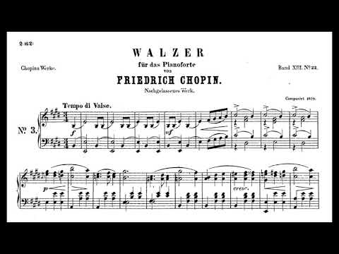 Chopin - Waltz no.15 in E major Op.posth B.44 (Ashkenazy)