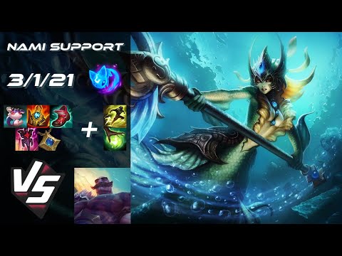SUPPORT Nami vs Braum - NA Challenger Patch 25.24