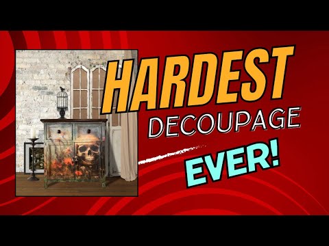 How I Decoupaged On An Uneven Surface